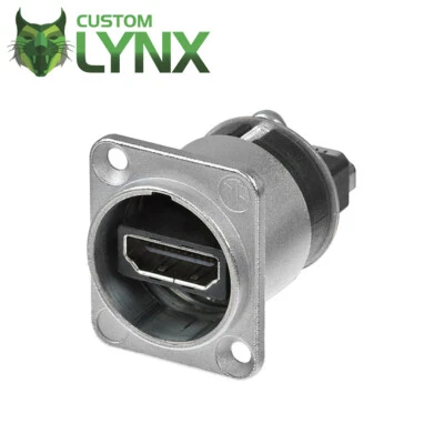 CUSTOM-LYNX Neutrik NAHDMI-W. HDMI Feedthrough tipo D connettore chassis. Spina presa HDTV