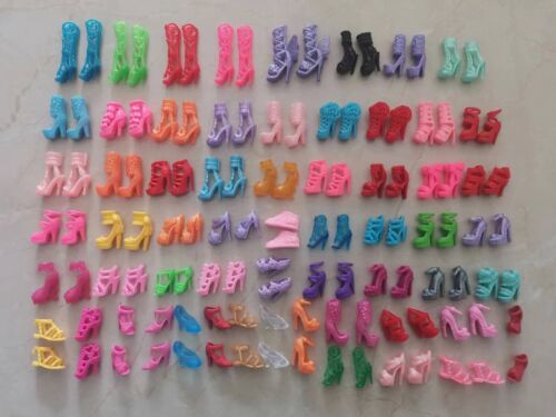 60 paires de sandales mode talons hauts chaussures poupée 11,5 pouces poupées 1/6 jouets enfants