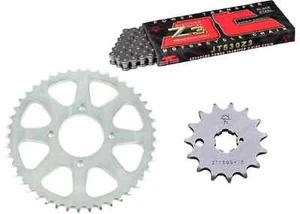 KIT TRASMISSIONE KAWASAKI Z 400 78/80 JT CATENA 530 Z3 114 CORONA 45 PIGNONE 15 - Imagen 1 de 6