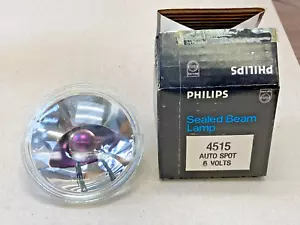 Philips Sealed Beam Lamp, 4515, 6 Volts ~ 30W ~ Brand New In Original Box - Picture 1 of 3