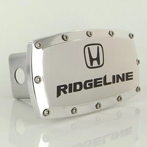 Honda Ridgeline Logo Billet Tow Hitch Cover (Chrome) - Picture 1 of 3