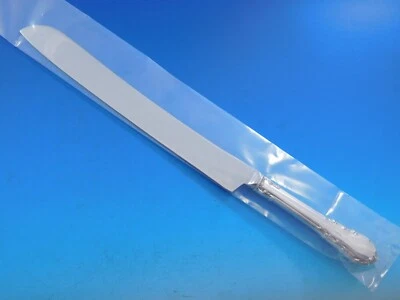 Cuchillo para pastel de bodas de plata esterlina victoriano moderno de Lunt personalizado HHWS 12" Foto 1 de 4