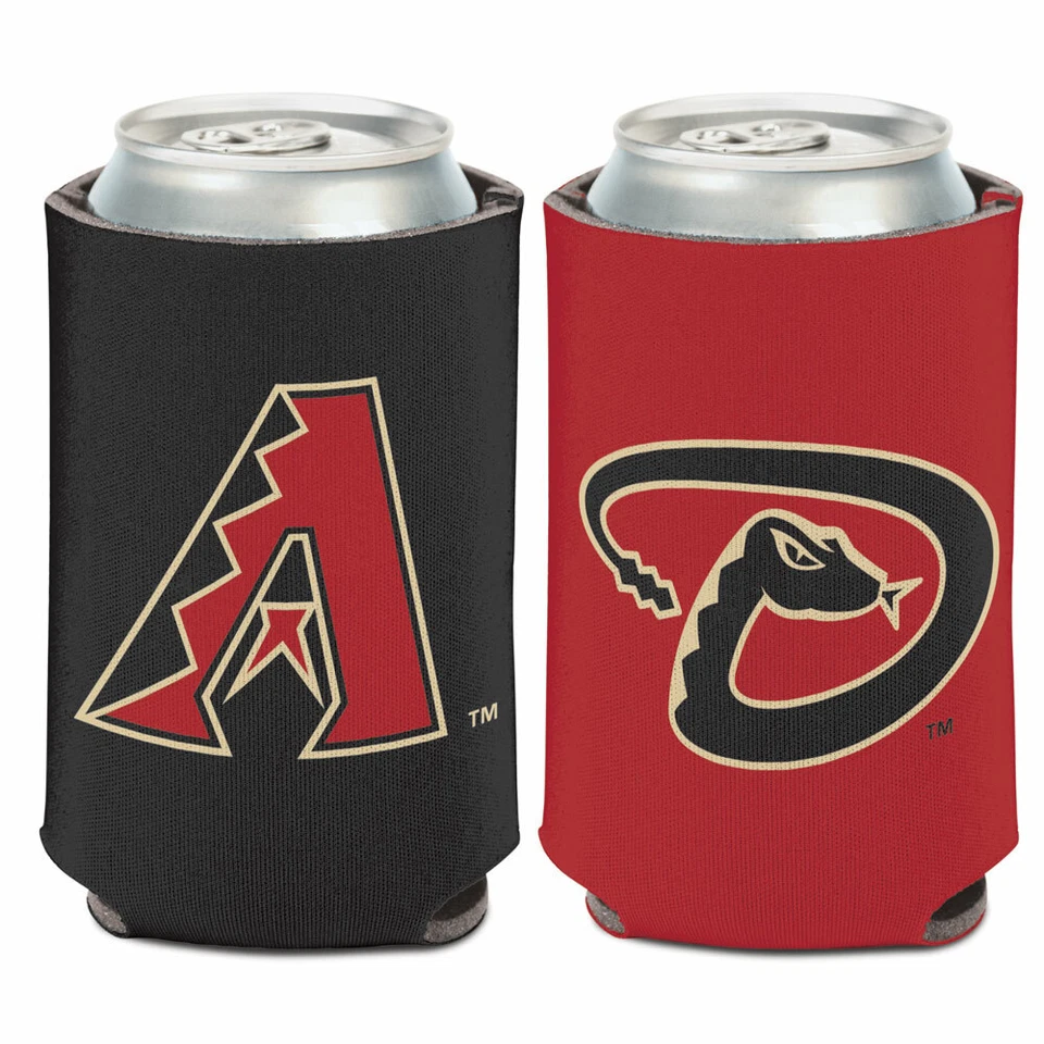 JUEGO DE 2 PIEZAS ARIZONA DIAMONDBACKS LATA ENFRIADOR KOOZIE 2 CARAS MLB LICENCIA OFICIAL Foto 1 de 1
