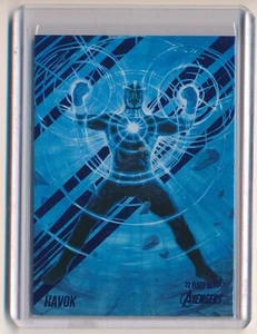 2022 FLEER ULTRA AVENGERS BLUE FOIL #26 HAVOK 126/360 - Picture 1 of 2