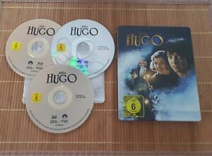 Hugo Cabret - Steelbook | Blu-ray 3D + Blu-ray + DVD | Zustand: Sehr gut 