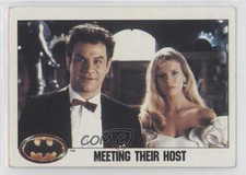 1989 Topps Batman Alexander Knox Vicki Vale Meeting Their Host #24 0tf1