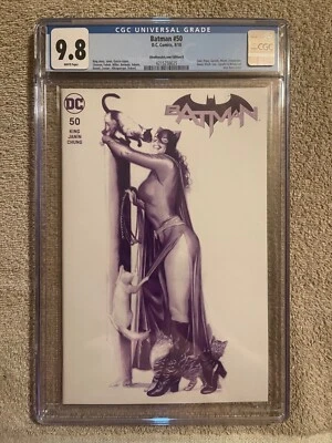 Batman # 50, CGC 9.8, boceto limitado variante cubierta B, ¡Alex Ross! Foto 1 de 4