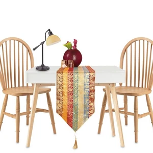 Multi-Color Brocade - Hand Crafted Table Runner (India) - 14 X 84 Inches - Picture 1 of 2