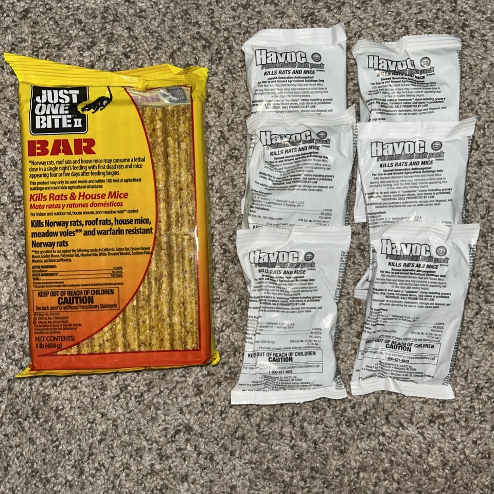 just one bite bar and 6 Havoc packs  - Image 1 of 1