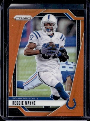 2024 Prizm Reggie Wayne Orange #187/249 Colts - Image 1 of 2