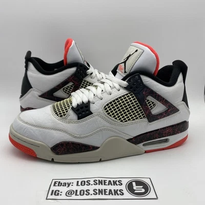 Talla 11 - Jordan 4 Retro Pale Citron, Bright Crimson 2019 (308497-116) Foto 1 de 4