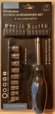Juego de destornilladores Brookstone 23 piezas Foto 1 de 2