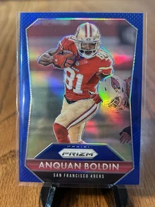 ANQUAN BOLDIN 2015 Panini Prizm BLUE Refractor #180 Ravens 49ers Cardinals - Picture 1 of 2