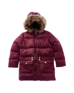 Rothschild Kids Shiny Stadium Coat Red Xl 16 - Picture 1 of 2