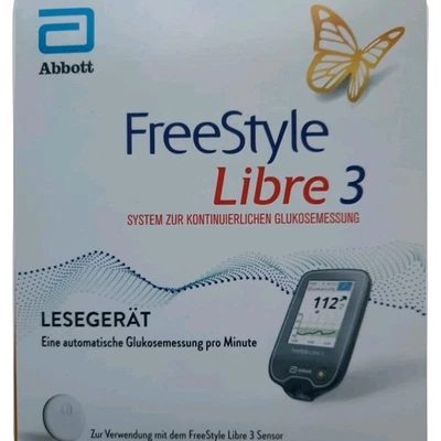 FreeStyle Libre3 Reader mg/dL by Abbott NEW + ORIGINAL PACKAGING #SEALED - Image 1 of 3