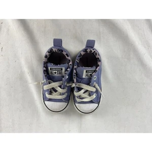 Converse Chuck Taylor All Star Trainer 771638F Infant Size 5 Low Top Lilac - Picture 1 of 5