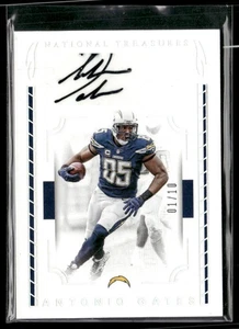 Antonio Gates Auto AU,/10 2016 Panini National Treasures Chargers - Picture 1 of 2