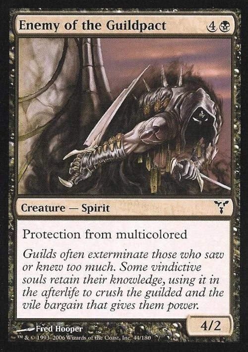Enemy of the Guildpact -Foil Medium Play MTG Dissension - Image 1 of 1