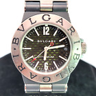 Montre Bvlgari TI32TA titane diagono 32 mm cadran noir unisexe bracelet en caoutchouc