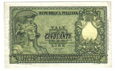 50 Lire Carta In Vendita Monete E Banconote Ebay
