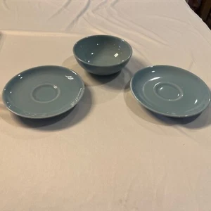Vintage Russel Wright Iroquois Small Bowl And Saucers - Picture 1 of 10
