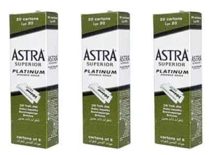 Hojas de afeitar ASTRA Superior Platinum de doble filo (300 hojas) - Imagen 1 de 5