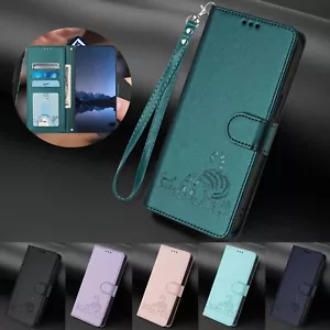PU Leather Wallet Phone Case For Samsung Galaxy A Series A16 15 A55 A35 A25 - Picture 1 of 94