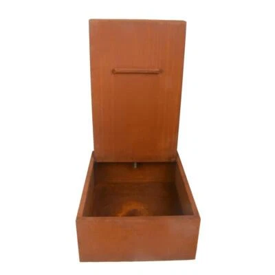 Gartenbrunnen Springbrunnen Wasserfall Wasserlauf Zierbrunnen Rost Cortenstahl - Bild 1 von 4