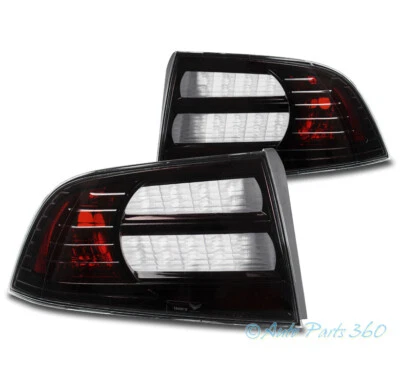 Fit 04-08 Acura TL Base Type-S Tail Brake Lights Rear Lamps Red/Smoke LH+RH Set - Image 1 of 4