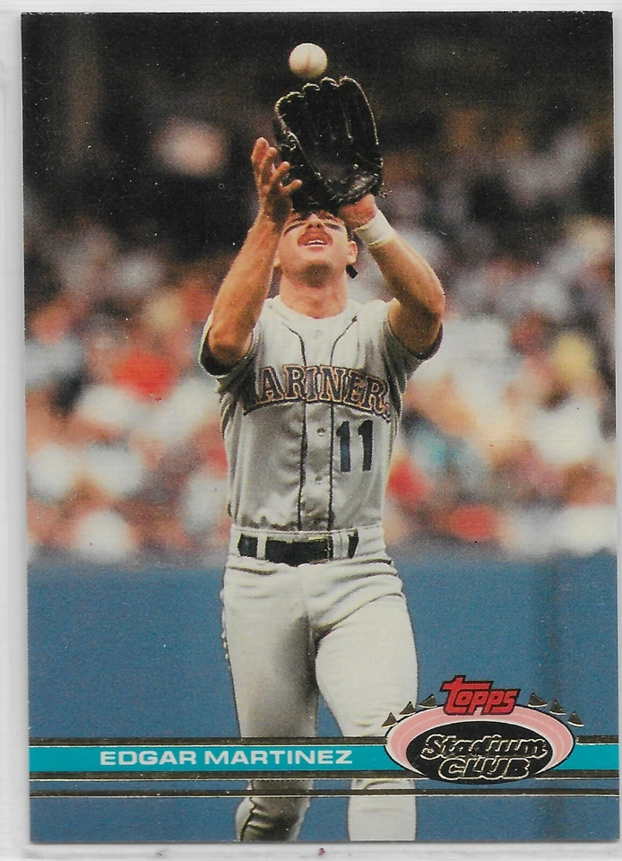 1991 Stadium Club #47 Edgar Martinez Seattle Mariners HOF - Image 1 of 1