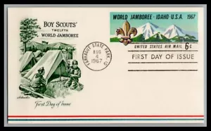 US FDC # UXC7 6c Boy Scout Jamboree Artmaster 1967, 9p1274 - Picture 1 of 1