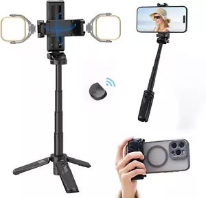 ULANZI JJ02 Extendable Handgrip Tripod, Pocket Size Selfie Stick With Bluetooth - Picture 1 of 8