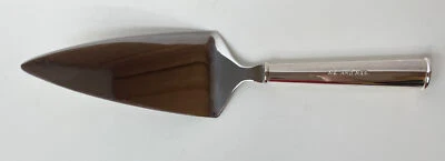 Faca para servidor Kate Spade Lenox Mr & Mrs bolo de casamento prata APENAS sem caixa - Imagem 1 de 4