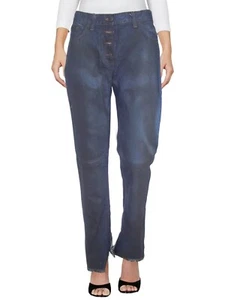 Bray Steve Alan Bsa Pantalone Jeans Da Donna 42 W28 M Medium Blu Denim Zampetta - Picture 1 of 7
