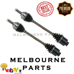 2 NEW FRONT CV JOINT DRIVE SHAFT TO SUIT SUBARU OUTBACK 10/99-09/03 ABS (PAIR) - Picture 1 of 3