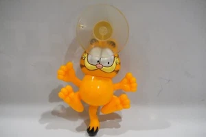 Paws Garfield Cat Window Suction Cup Figure Climbing Climbs Pull String 4"   c15 - Picture 1 of 5