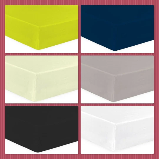 EXTRA Deep Fitted Sheet 16''/40cm 100% Egyptian Cotton Single Double King S/King