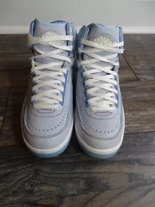 Jordan 2 Retro x J. Balvin Blue Size 7.5 40% Off VNDS - Picture 1 of 12