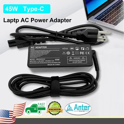 USB-C Type-C AC Adapter Charger For Lenovo ThinkPad X13, L14, E15 Gen2, E14 Gen2 - Image 1 of 4