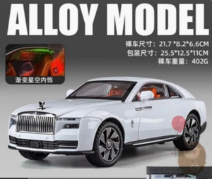 1/24 Rolls-Royce Spectre Car Model Alloy Diecast Hobby Toys Birthday Kids Gifts - Picture 1 of 23