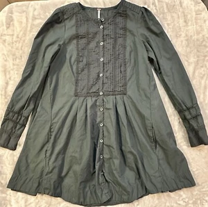 Camicia tunica verde We The Free Forest Free People donna taglia XS boho bohemien - Foto 1 di 8