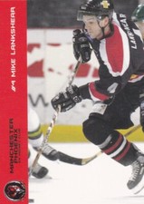 MIKE LANKSHEAR, MANCHESTER PHOENIX, RARE 2003-04 CARDTRADERS EIHL CARD.