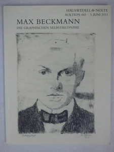 Hauswedell & Nolte Auction Catalog Max Beckmann Graphics and Drawings 05/06/2013 - Picture 1 of 5