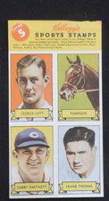 1937 Kellogg's Pep Stamp Panel #5 Hartnett Chicago Cubs Frank Thomas Notre Dame