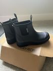 Merry People Bobbi Rubber Rain Boots Black Size 38 New In Box No Flaws