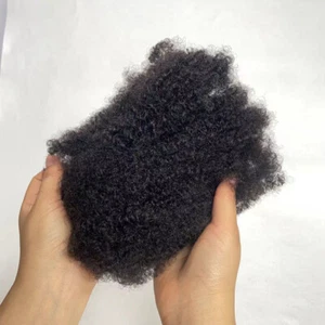 Tight Afro Kinky 100% Human Hair bulk To Repair Messy Dreadlocks 50g DIY - Picture 1 of 9