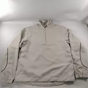 Callaway Golf X Series Beige Windbreaker 1/4 Zip Pullover Herren Größe M - Bild 1 von 12