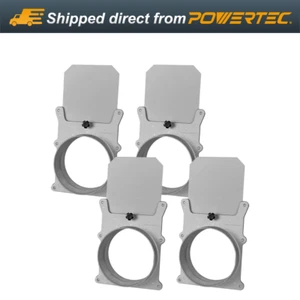 POWERTEC 6" Aluminum Blast Gate for Dust Collector/Vacuum Fittings, 4 PK - Picture 1 of 10