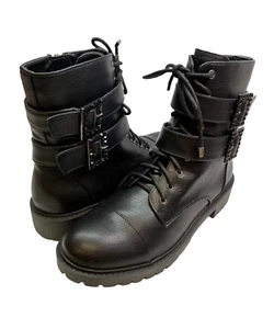 R2B3 Jessica Simpson Kerina Black Lace-Up Boot Women's 8M - Picture 1 of 6