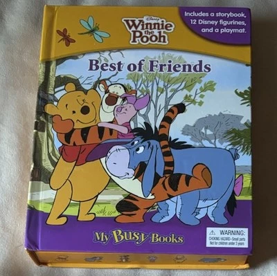 Disney Winnie The Pooh Best Of Friends My Busy Books & 10 Figures & Playmat 2011 - Image 1 of 3